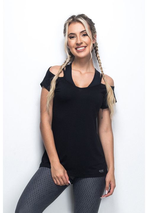 Blusa Alma Livre Preta - Korefit