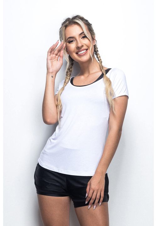 Blusa Básica Light New Branca - Korefit