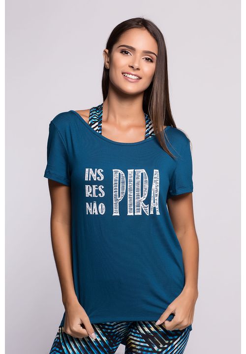 Blusa Respira VisUp Azul Oceano - Korefit