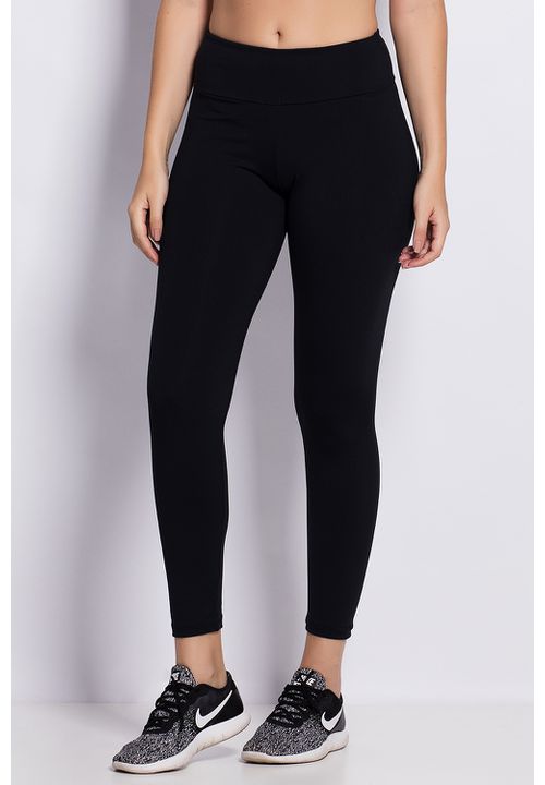 Calça Legging Fitness Comfort Preta - Korefit