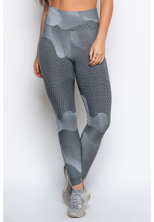 Calça Legging Fitness Infinity Cinza - Korefit