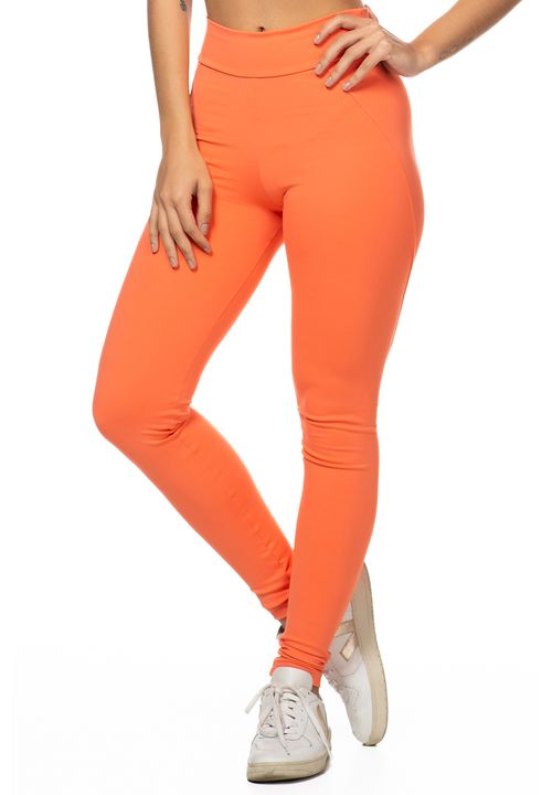 Calça Legging Levanta Bumbum Nakay Laranja - Korefit