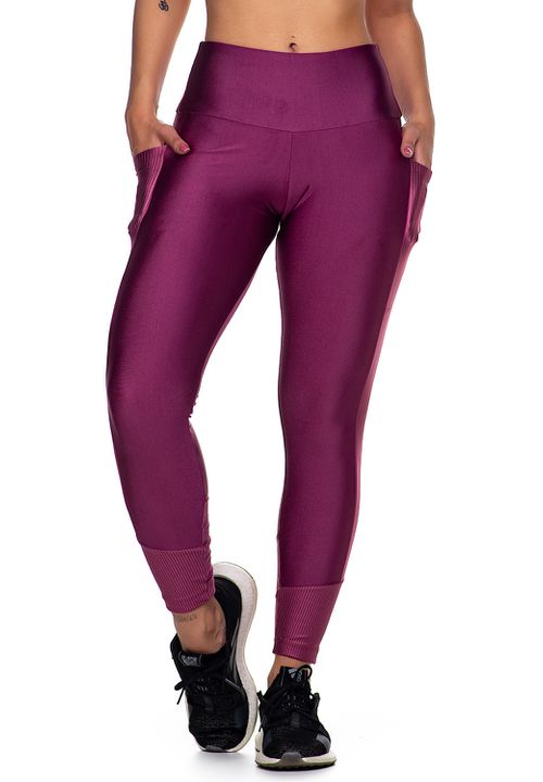 Calça Legging Trilobal Viena Bolsos Laterais - Korefit