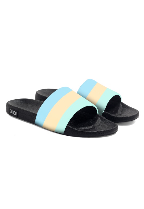 Chinelo Slide Unissex Colors Listras Use Thuco - C... - Use Thuco
