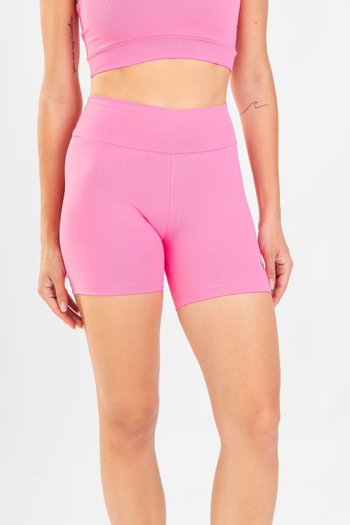 Short Basic Feminino - Rosa Pop Pink - VASHTI FITNESS