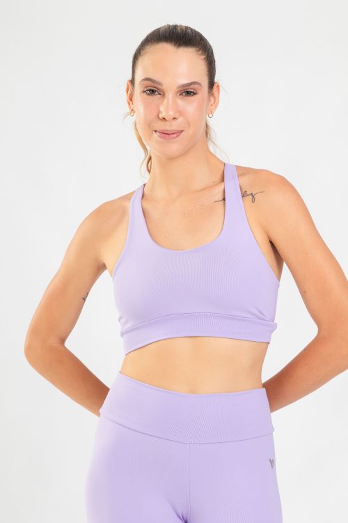 Top Nadador Fitness - Lavanda - VASHTI FITNESS