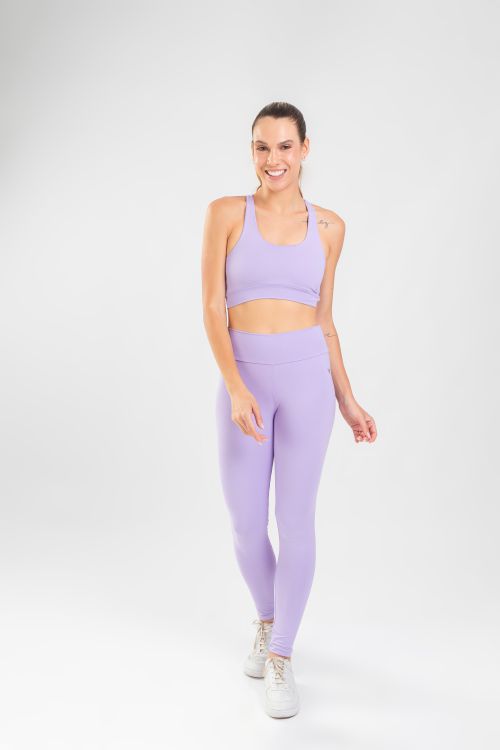 Calça Legging Feminina Básica - Lavanda - VASHTI FITNESS