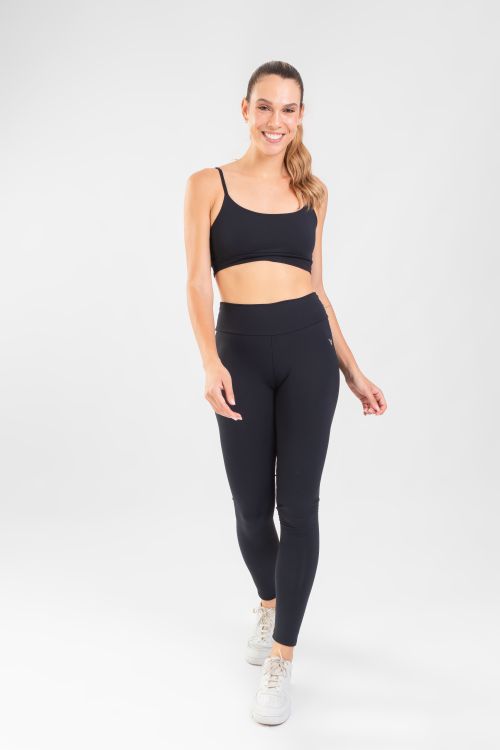 Calça Legging Feminina Básica - Preto - VASHTI FITNESS
