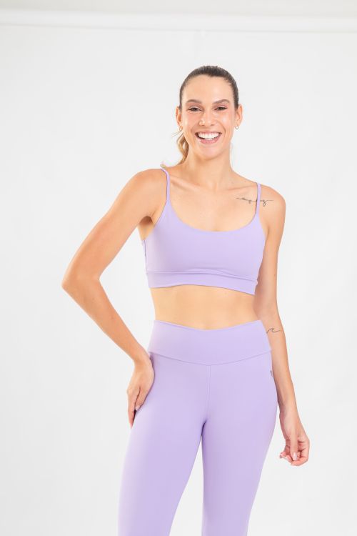 Top Alcinha Fitness - Lavanda - VASHTI FITNESS