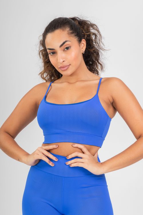 Top Alcinha Fitness - Azul Royal - VASHTI FITNESS