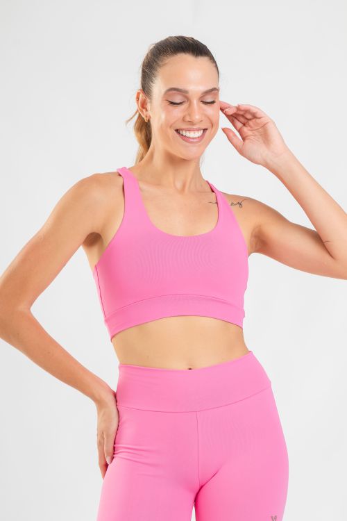 Top Nadador Fitness - Rosa Pop Pink - VASHTI FITNESS