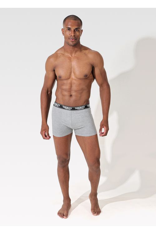 Cueca Boxer Cinza