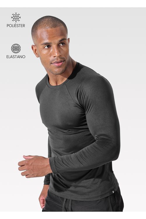 Camiseta Unissex Térmica UV Preta