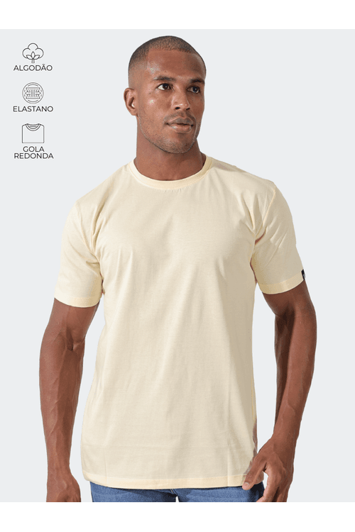 Camiseta Masculina Basic Off White