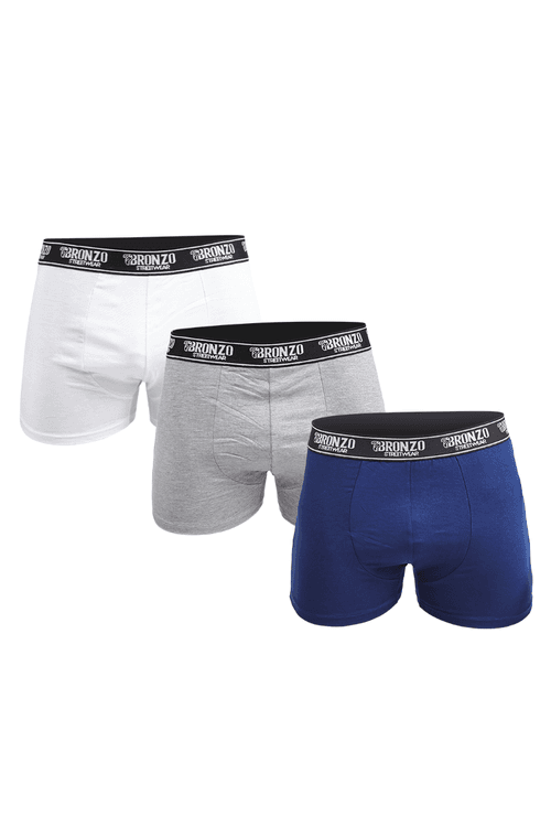 Kit 3 Cuecas Boxer Masculinas