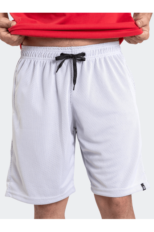 Bermuda Dryfit Masculina Branca 