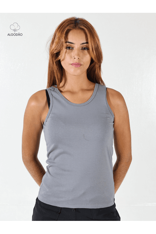 Regata Feminina Cinza 