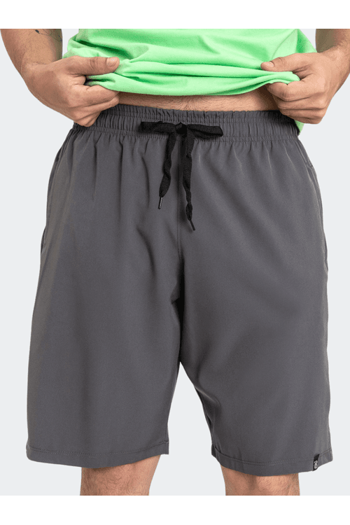 Bermuda Tactel Masculina Chumbo