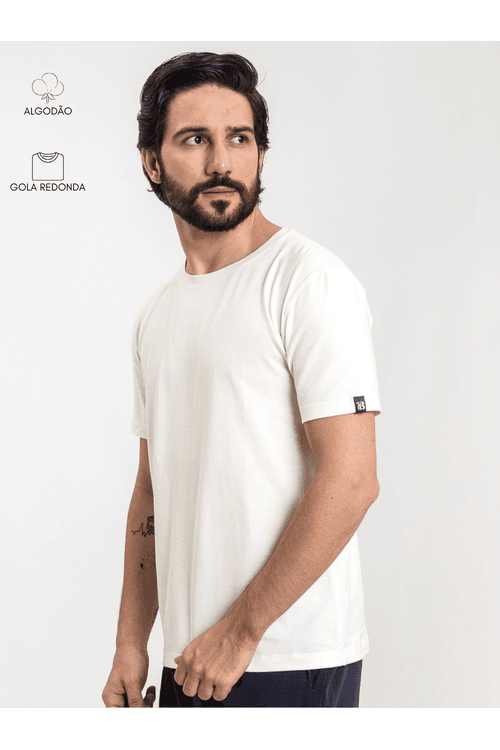 Camiseta Masculina Basic Off