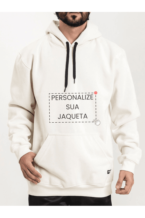 Blusa Moletom Canguru Personalizado DTF