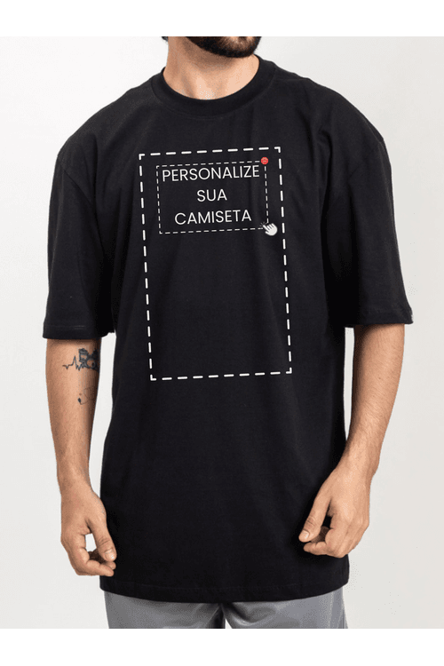 Camiseta Oversized Personalizada DTF