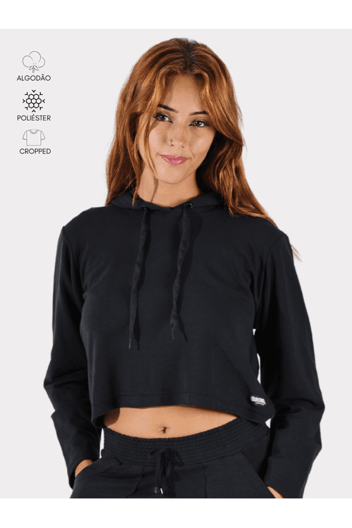 Cropped Moletinho Preto