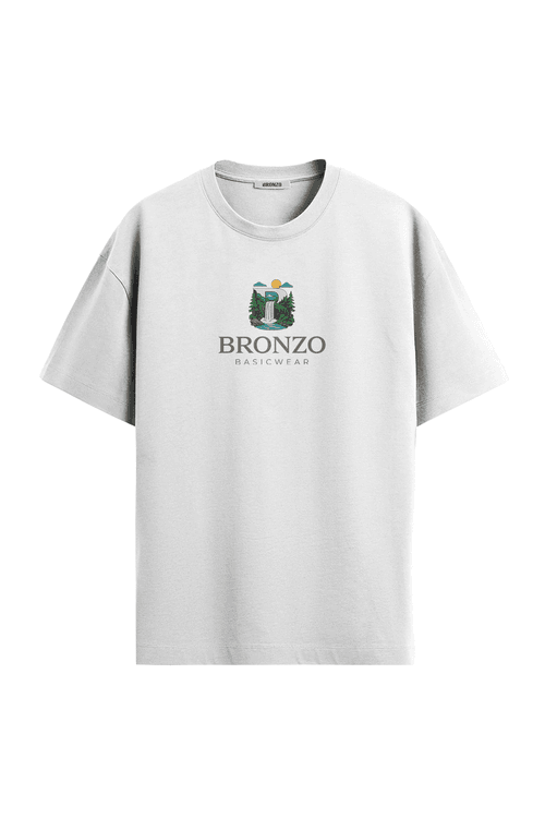 Camiseta Oversized Unissex Bronzo Vibes