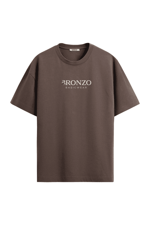 Camiseta Oversized Unissex Bronzo Vibes
