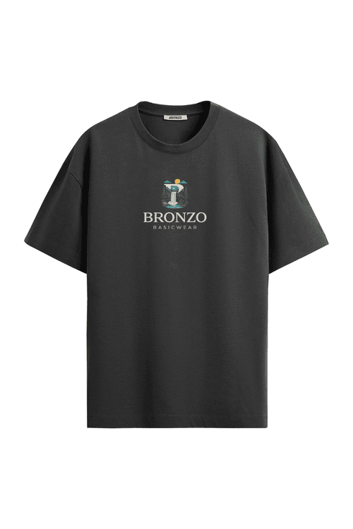 Camiseta Oversized Unissex Bronzo Vibes