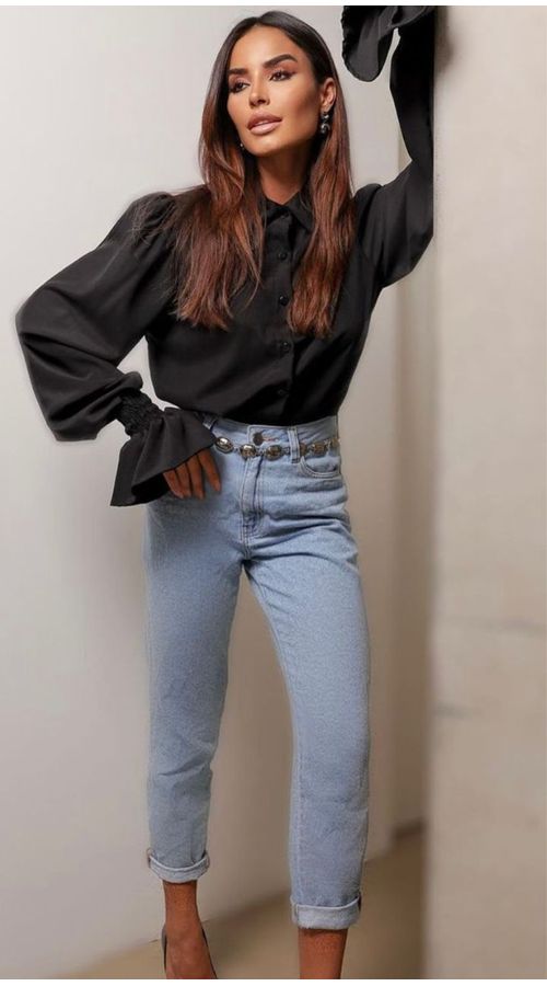 CAMISA MARCELA PRETA