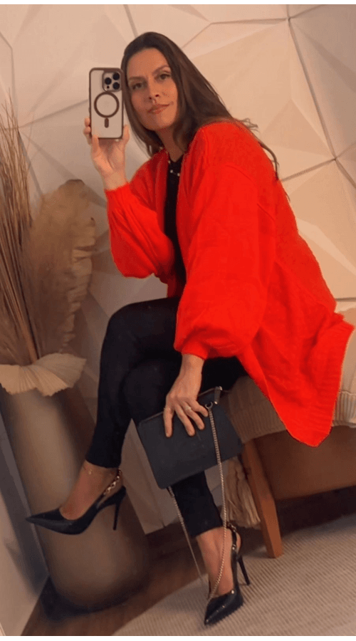 CARDIGAN ELISA LARANJA