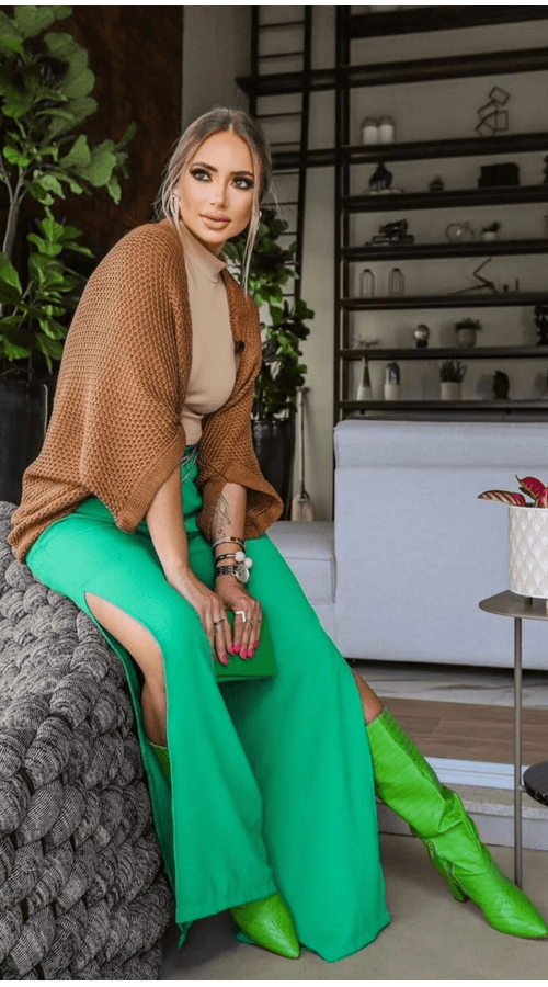CARDIGAN LIZ MARROM