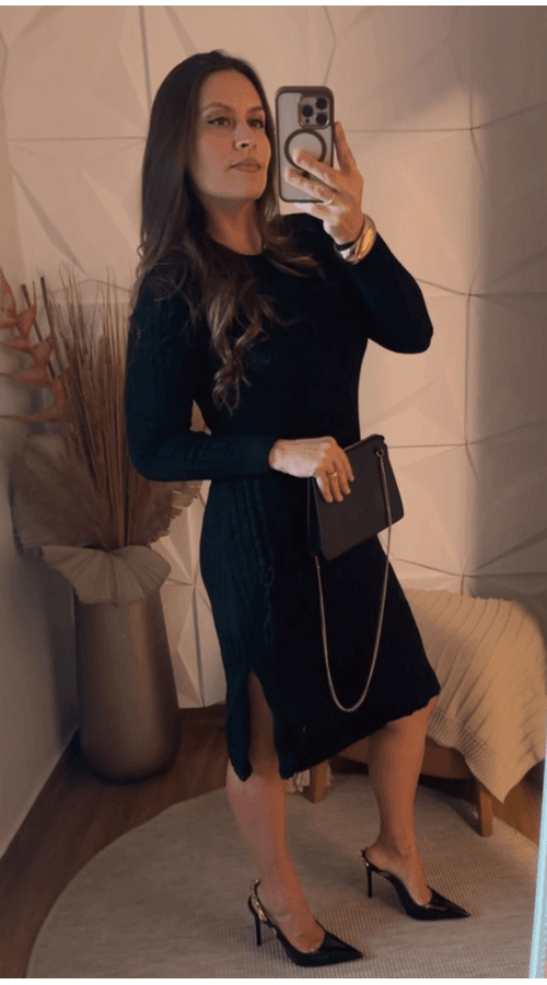 VESTIDO SANDRA PRETO