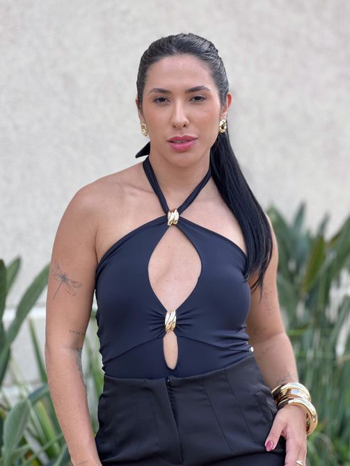 Body Talita com Detalhes e Ferragem em Ferragem PR... - LOJA TUTTI FRUTTI