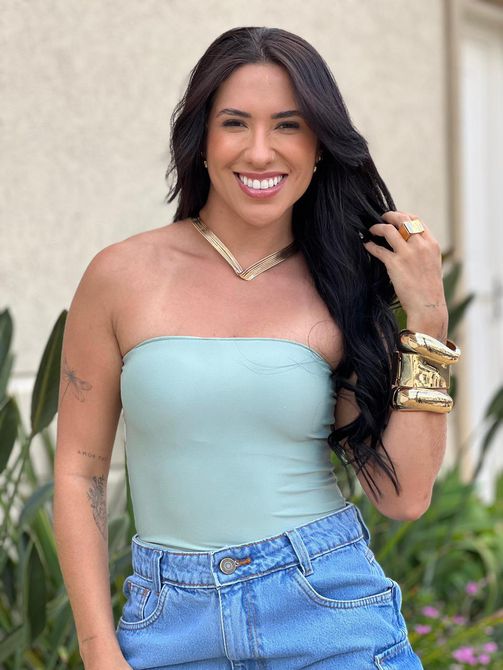 Cropped Tube Top VERDE MENTA - LOJA TUTTI FRUTTI