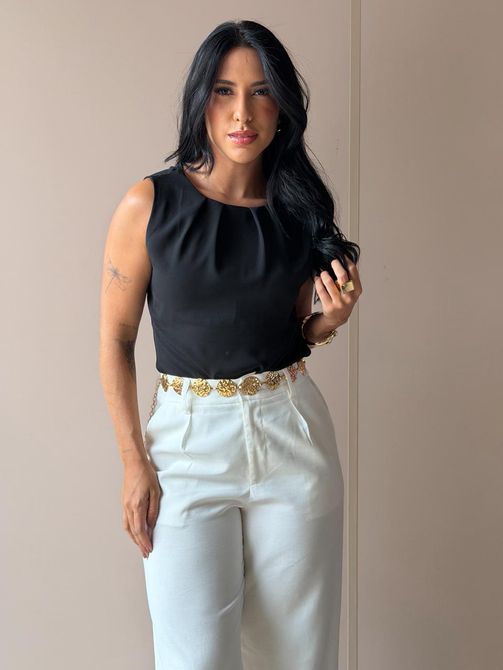 Regata Emily PRETA - LOJA TUTTI FRUTTI