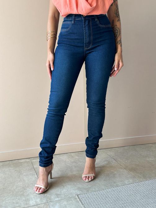 Calça Jeans Skinny Carmen 2560 LAVAGEM ESCURA - LOJA TUTTI FRUTTI