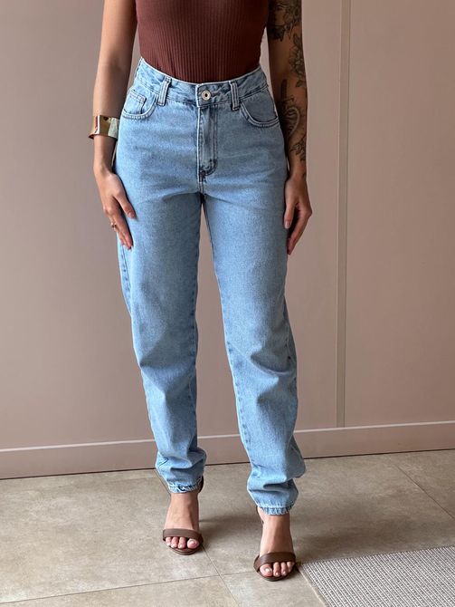 Calça Mom Jeans Nexxo 21 LAVAGEM MEDIA - LOJA TUTTI FRUTTI