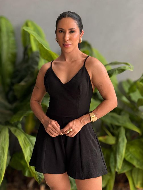 Macaquinho Diana PRETO - LOJA TUTTI FRUTTI