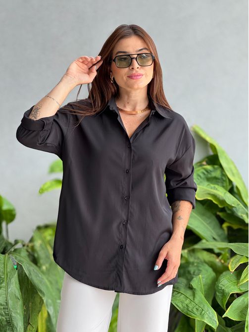 Camisa Lua PRETO - LOJA TUTTI FRUTTI