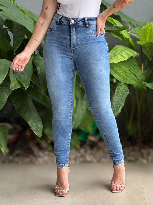 Calça Jeans Carmen 2266 LAVAGEM ESCURA - LOJA TUTTI FRUTTI