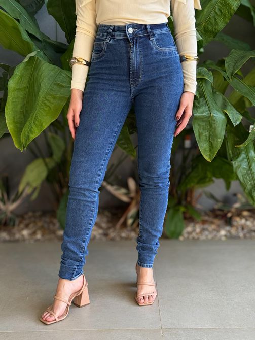 Calça Jeans Skinny Carmen 2361 LAVAGEM ESCURA - LOJA TUTTI FRUTTI