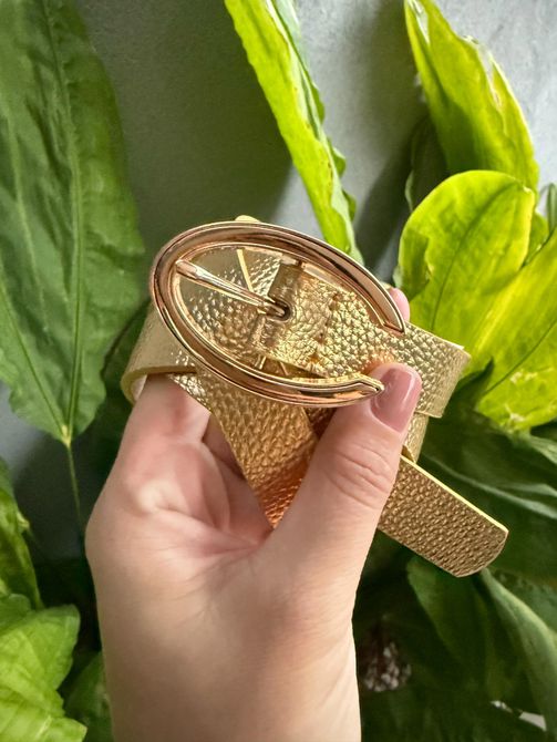 Cinto Essencial DOURADO - LOJA TUTTI FRUTTI