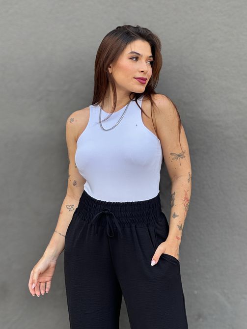 Body Regata Taci BRANCO - LOJA TUTTI FRUTTI