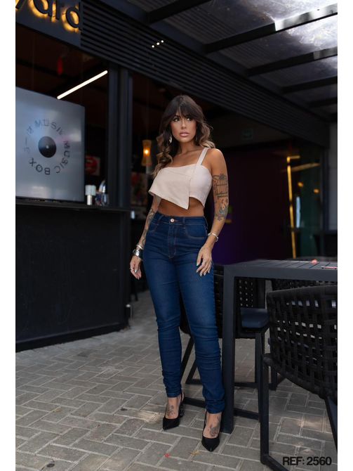 Calça Jeans Skinny Carmen 2560 LAVAGEM ESCURA - LOJA TUTTI FRUTTI