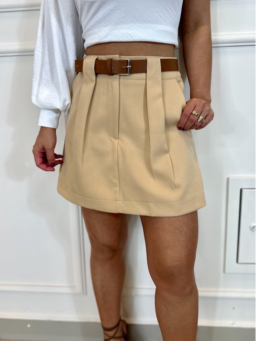 Short Saia Paris Nude - Loja La Mina 