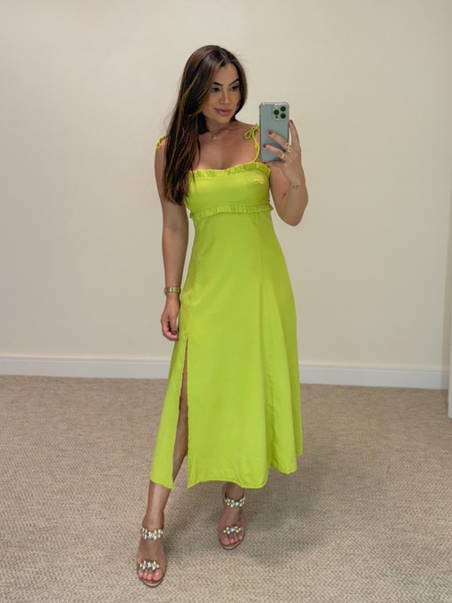 Vestido Midi Cris Lima - Loja La Mina 