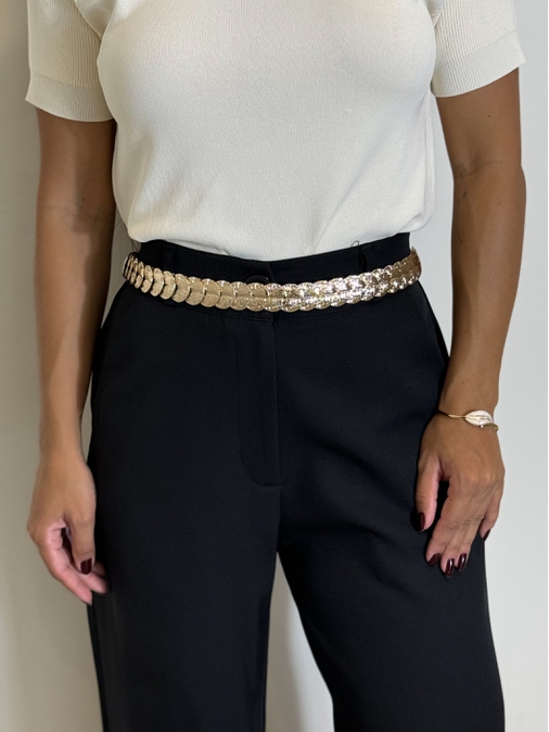 Cinto Medalha Dourado - Loja La Mina 