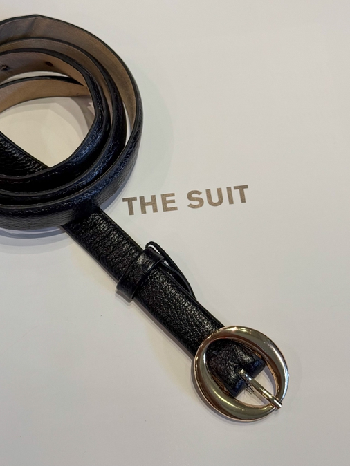 Cinto Couro Lina Preto - Loja La Mina 