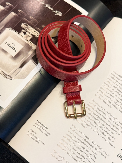 Cinto Couro Ju Cherry - Loja La Mina 